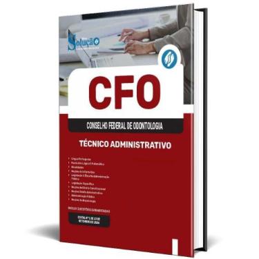 Imagem de Apostila Cfo 2024 - Técnico Administrativo - Editora Solucao