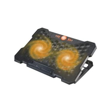 Imagem de Base Notebook Cooler 2 Ventoinhas USB Suporte Oberon OR-SP253, Laranja