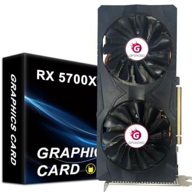 Imagem de GPVHOSO Placa gráfica RX 5700 XT 8GB, placa gráfica GDDR6 2560SP 256bit PCI-e 4.0 x16 AMD Radeon GPU, suporta até 8K placas de vídeo, HDMI DisplayPort*3 interface