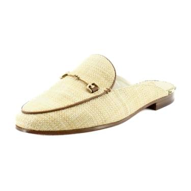 Imagem de Sam Edelman Mule feminino Linnie Classic, Madeira de faia branqueada, 8.5 Wide