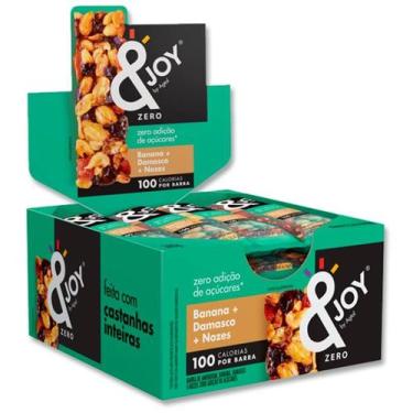 Imagem de Barra Zero Açúcar Banana + Damasco e Nozes display 12uni de 25g - &Joy