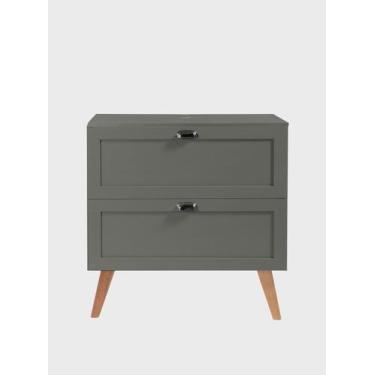 Imagem de Gabinete para Banheiro com Tampo 80cm Retro Mdf Verde Milano - On Móve