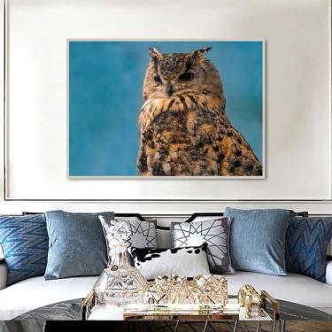 Imagem de Quadro Canvas Decorativo para Sala Coruja 90x1,20 - LUGGUI ART. FOTOG,