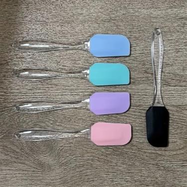 Imagem de Espátula Pão Duro de Silicone com Cabo Plástico – Flexível, Resistente ao Calor, Ideal para Cozinha (1)