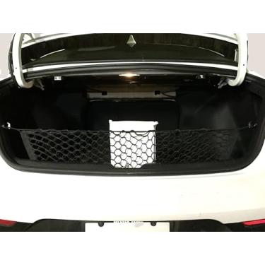 Imagem de Rede de carga estilo envelope para porta-malas Kia K5 LX LXS GT-Line EX 2021 2022 - Organizador e armazenamento de porta-malas premium - Melhor organizador de carro para Kia K5