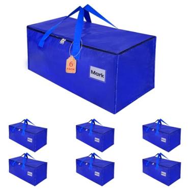 Imagem de ZFWDSY Sacos de Mudança 6 Bolsas, Alternativas Para Malas de Mudança 93 Litros, Suprimentos de Embalagem, Sacolas Grandes de Armazenamento Para Itens Essenciais de Dormitório