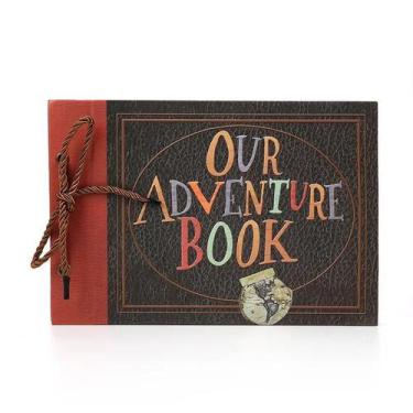 Imagem de Bview Art OUR Adventure Álbum diy vintage scrapbook cordão álbumes de 