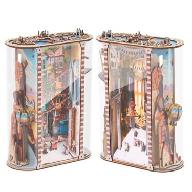 Imagem de Insgen Scenery in Istanbul DIY Book Nook Kit for Adults, Booknook Miniature Dollhouse Kit, DIY Book Nooks Shelf Insert, Tiny House & Dollhouse Building Kit