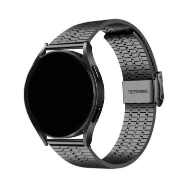 Imagem de Pulseira De Aço Inoxidável Para Samsung Galaxy Watch 7 6 5 4 Classic H