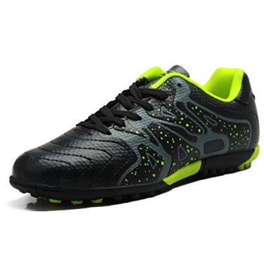 Imagem de T&B Chuteiras De Futebol Para Meninos E Meninas, Grama Sintética Macias Leves, Pretas, 75523-Hei-30