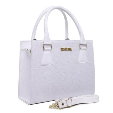 Imagem de Bolsa Feminina Transversal Pequena Sophia com Ajuste (Branca)