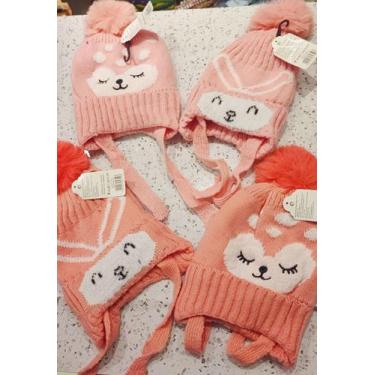 Imagem de Gorro Touca Infantil Criança Menino Menina Tricotado Quente Fashion Pa