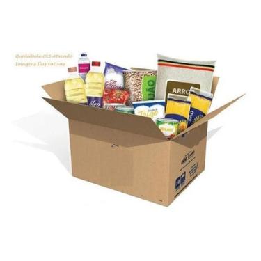 Imagem de Cesta Básica Alimento Grande Completa Total 50 Itens Atacado - Higipac