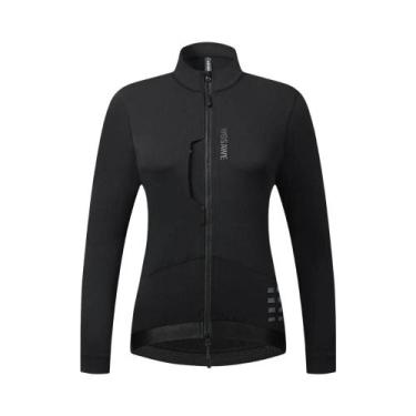 Imagem de Jaqueta De Ciclismo Feminina De Inverno Colete Forrado Quente Com Zípe