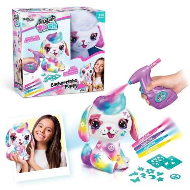 Imagem de Fun Pelúcia Cachorrinho Puppy Airbrush - Fun Divirta-se