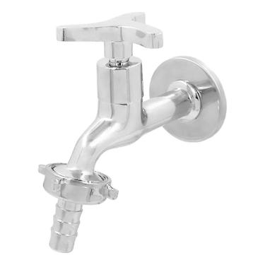 Imagem de 2X Torneira 1/2 3/4 10Cm Metal Jardim Alta Vazão Pressão 507