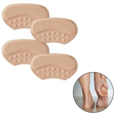 Imagem de 2 Pares Protetor De Calcanhar Autoadesivo Almofada Confortável Para Sa