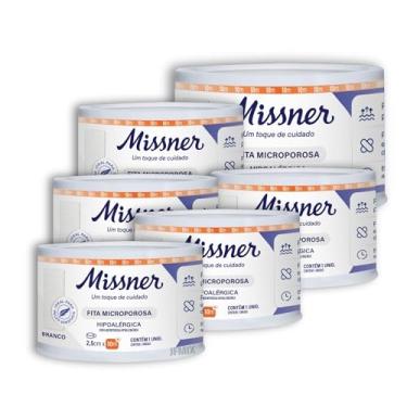 Imagem de Fita Cirúrgica Micropore Hipoalérgica Branca 2,5cmX10m - 6 UNIDADES