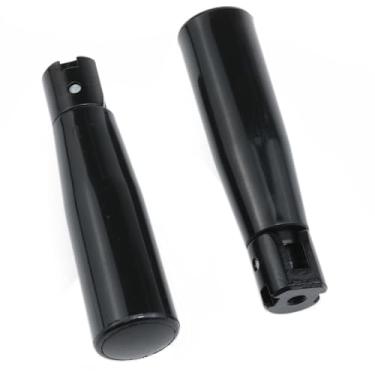 Imagem de Meuey Lyot Pegas giratórias dobráveis pretas M6 de 80 mm, cabos de torno giratórios, manípulos rotativos para fresadoras, tornos, esmerilhadeiras, equipamentos mecânicos, 2 peças