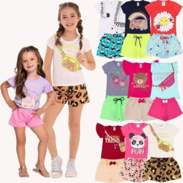 Imagem de Kit Sortido 14 Peças de Roupas bebê Menina Conjunto Verão Roupas Infan