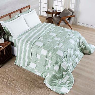 Imagem de Edredom Benim Queen 01 Peça Micropercal 400 Fios Dupla Face Estampado - Adria - 100% Po...