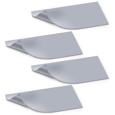 Imagem de Tapete de silicone grosso de 1/20.3 cm para prensa térmica, 4 peças de copos de sublimação resistentes a altas temperaturas, faça você mesmo, acessórios de ferramentas para projetos de artesanato de