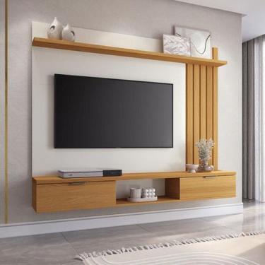Imagem de Painel Para TV Ambiente Lets Cinamomo Off White - HB Móveis - HB Movei