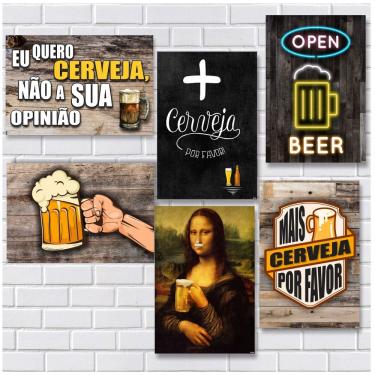 Imagem de Kit de Placas Decorativas em MDF 20x30cm - R+ Adesivos