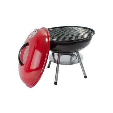 Imagem de Churrasqueira portátil, mini fogão, grelha redonda, 36 cm