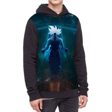 Imagem de Moletom Com Capuz Goku Instinto Superior Dragon Ball Ref:754 - smoke, 