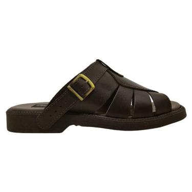Imagem de Chinelo Casual Sandália Masculino Itapuã Rústico Confortável Couro 1603-Masculino