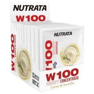 Imagem de W100 Whey Concentrado - 12 Sachês 30g Baunilha - Nutrata-Unissex