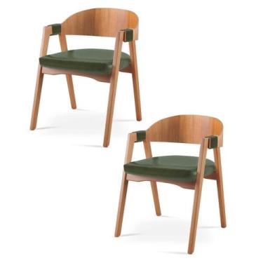 Imagem de Kit 2 Cadeiras para Sala de Jantar Luna - Zurc Decor