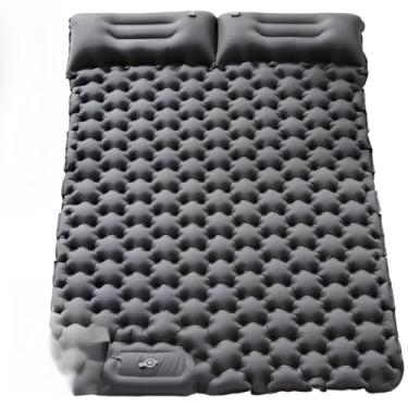 Imagem de Colchão Inflável Casal Automático Para Acampar 196cm*125cm (cinza)