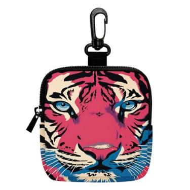 Imagem de Porta-chaves mini porta-moedas, bolsa multifuncional para chaves, moedas, fone de ouvido, batom, 1, LCS multicolorido 28748, Tendência