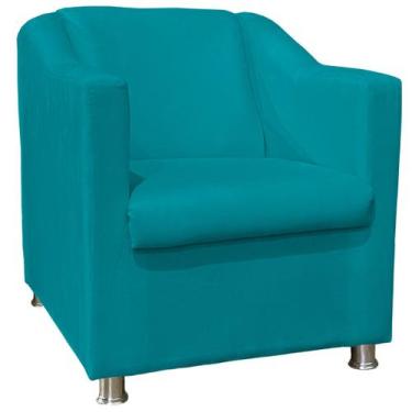 Imagem de Poltrona Decorativa TillakTilla Consultório Recepção Sala Suede - Atac