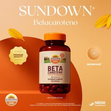 Imagem de Suplemento Alimentar Sundown Betacaroteno 2.000 UI 90 Cápsulas