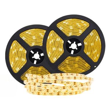 Imagem de 2 Fita Led Elgin 12v Iluminação 3000k Smd Gesso Quarto 10w