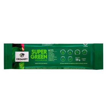 Imagem de Suco Verde Super Green Organify em Po Sabor Limão com Hortelã Saché 7,5ml