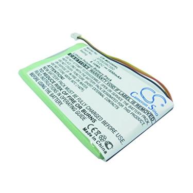 Imagem de Bateria de substituição GPS de 1650 mAh, compatível com Gopal PNA350, Gopal PNA350-S, PNA350