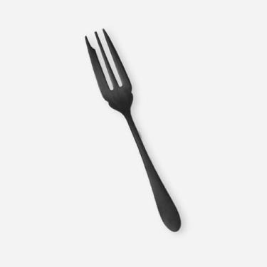 Imagem de Talheres de aço inoxidável preto – Talheres com acabamento fosco da 96 KURO, preto oxidado, feito no Japão | Utensílios de jantar e sobremesa – colheres e garfos (garfo de jantar)