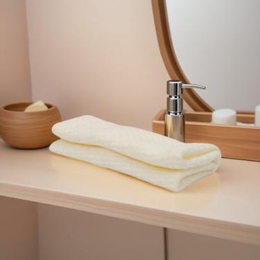 Imagem de Toalha de mão Waffles Weave – Pano de rosto de secagem rápida e absorvente, pano macio e leve para banheiro, cozinha, viagens e limpeza de casa off-white