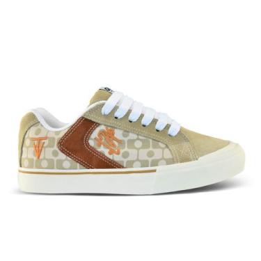 Imagem de Tênis QIX Chorão Park by The Vict, 34, Caqui, Off white