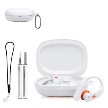 Imagem de Capa protetora para JBL Endurance Peak 4, capa protetora com kit de limpeza, capa protetora de silicone macio, acessórios para cordão e chaveiro, impermeável, à prova de poeira, à prova de choque