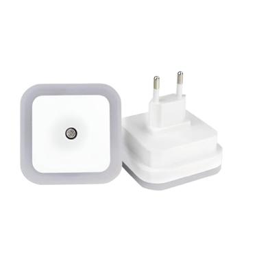 Imagem de Luzes noturnas conectadas à parede – Sensor de crepúsculo ao amanhecer, luz noturna LED 3000K, iluminação branca suave, lâmpada de ligar/desligar automaticamente para casa, sala de estar, quarto