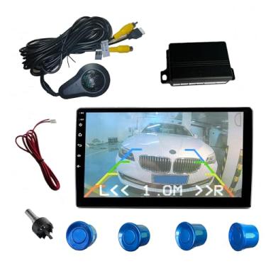 Imagem de SANDETOUN Kit de sensor de estacionamento kit de sensor de reserva sensor reverso para carro 18 opções de cores para sondas ajustável alarme volume profissional sensor de reversa para carro assistente