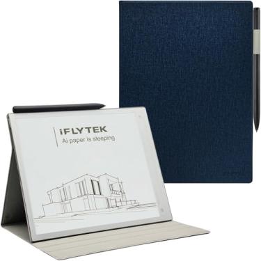 Imagem de GOVTVA Capa fólio com suporte magnético para iFLYTEK AINOTE 2 de 10,65 polegadas (lançado em 2025), capa ultrafina de couro sintético premium leve com suporte de caneta embutido, hibernar/despertar