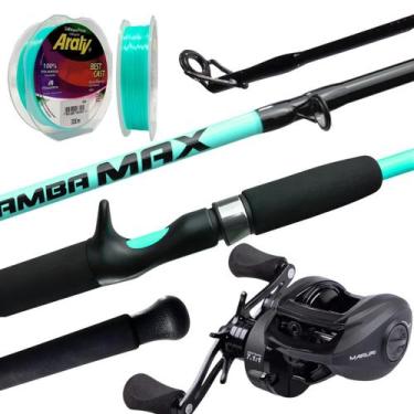 Imagem de Kit Vara New Tamba Acqua + Carretilha Balck Tamba BT11 + Linha Mono - 