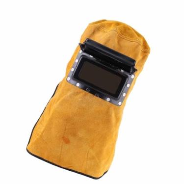 Imagem de Irfora Máscara de Soldagem Resistente Ao Calor de Couro de Vaca Com Absorção de Suor, Capacete Com Lente Aberta, Acessório Ideal para Proteção Total