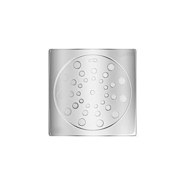 Imagem de Grelha Ralo de Aço Inox Quadrada 15x15 com Fecho Censi